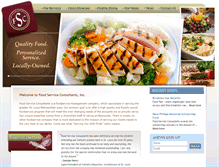 Tablet Screenshot of foodserviceconsultants.org